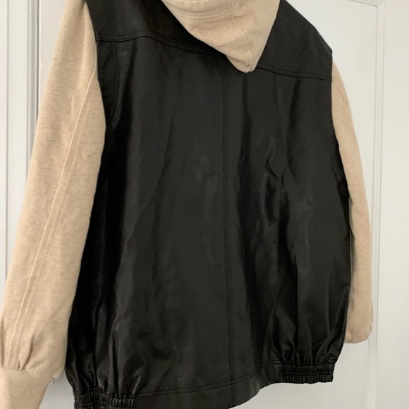 We The Free Badit Hooded Moto Jacket S XS new without tag or box - Picture 5 of 14